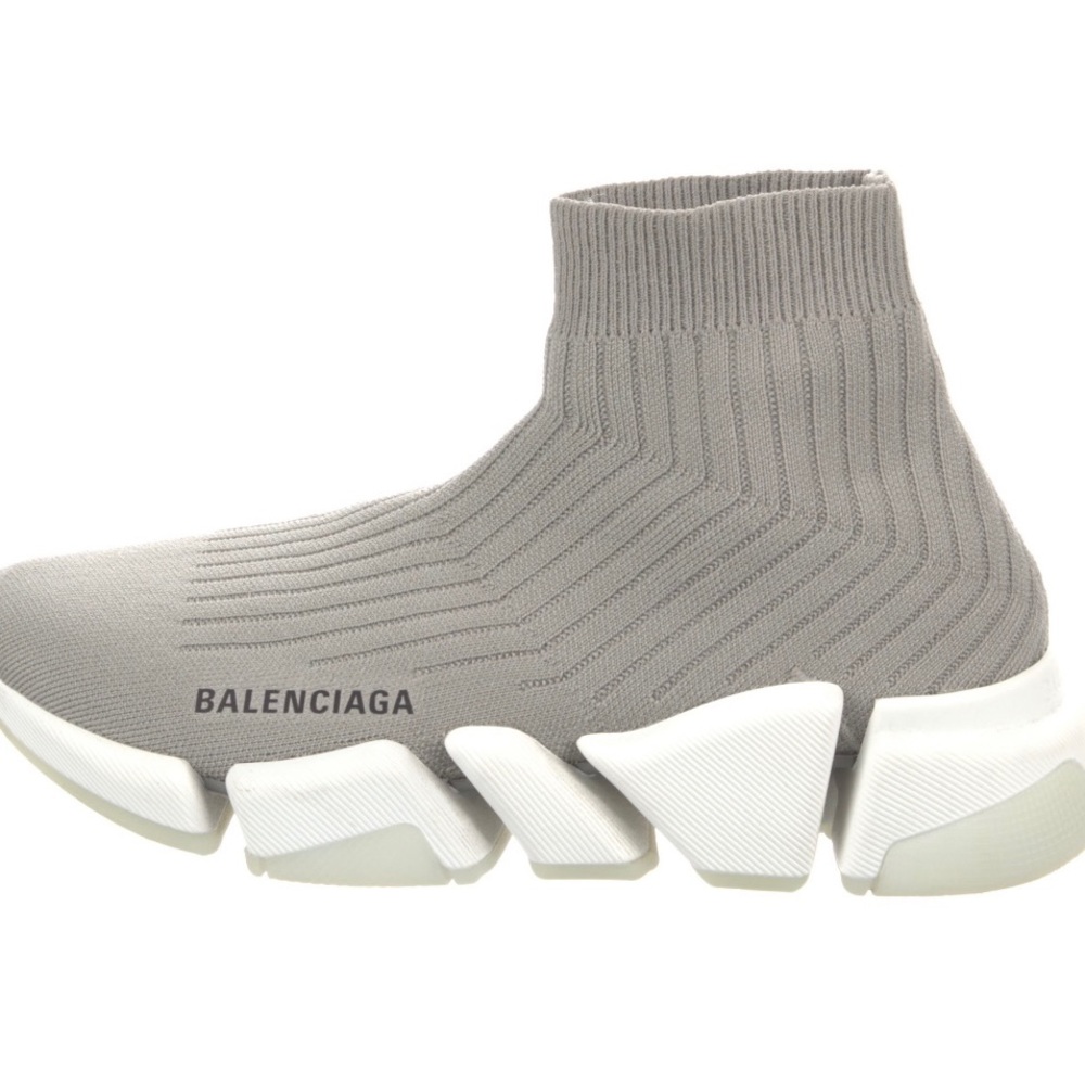 Balenciaga Speed 2.0 Clear Sole Slip-On Sock Sneakers